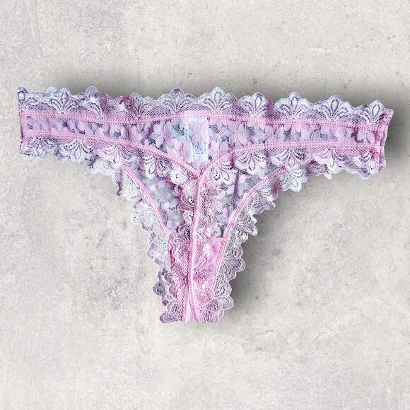 2 Pack Lace Thong Panties - Picture 2 of 5